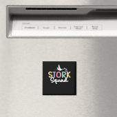 Stork Squad Rainbow Magnet (In Situ (Geschirrspüler))