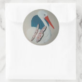 Stork Storks Baby Newborns Sticker (Tasche)