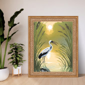 Stork Swamp | Everglades National Park Watercolor Poster