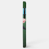 STORK-TWIN-BABY-DUSCHE, rosa, Aquamarin-blaue Mono Case-Mate iPhone Hülle (Hinten/Links)