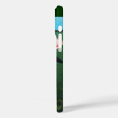 STORK TWIN BABY SHOWER MONOGRAM Case-Mate iPhone HÜLLE (Rückseite / Links)