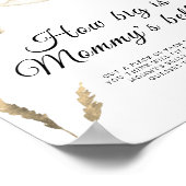 Stork - Wie groß ist das Bauchspiel der Mama? Poster (Ecke)