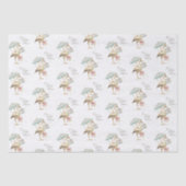 Stork Wildblume Ribbon Babydusche Seidenpapier (Vorderseite)