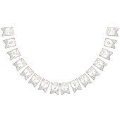 Stork Wildblume Ribbon und Bow Baby Dusche Wimpelkette (Alle)