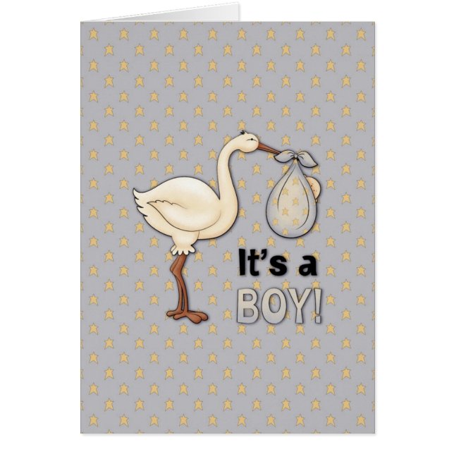 Stork with Baby Boy (Vorne)