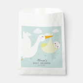 Stork Yellow Bundle Unisex Baby Dusche Geschenktütchen (Vorderseite)