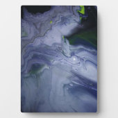 Storm Acrylic Pour Painting Plaque Fotoplatte (Vorderseite)