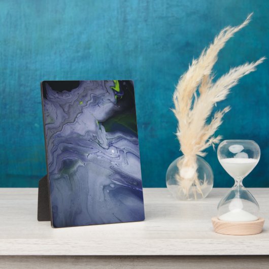 Storm Acrylic Pour Painting Plaque Fotoplatte (Seite)