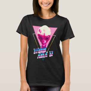 Storm Area 51 Synthwave Vaporwave Retro 80er Alien T-Shirt