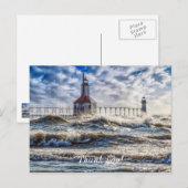 Storm at St Joseph Danke Postcard Postkarte (Vorne/Hinten)