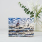Storm at St Joseph Danke Postcard Postkarte (Stehend Vorderseite)