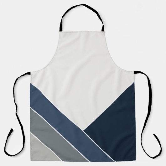 Storm Blue und Grey City Summer Zuhause Schürze (Vorderseite)