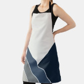 Storm Blue und Grey City Summer Zuhause Schürze (InSitu)