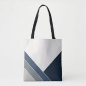 Storm Blue und Grey City Summer Zuhause Tasche (Vorderseite)