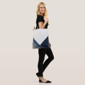 Storm Blue und Grey City Summer Zuhause Tasche (Am Model)