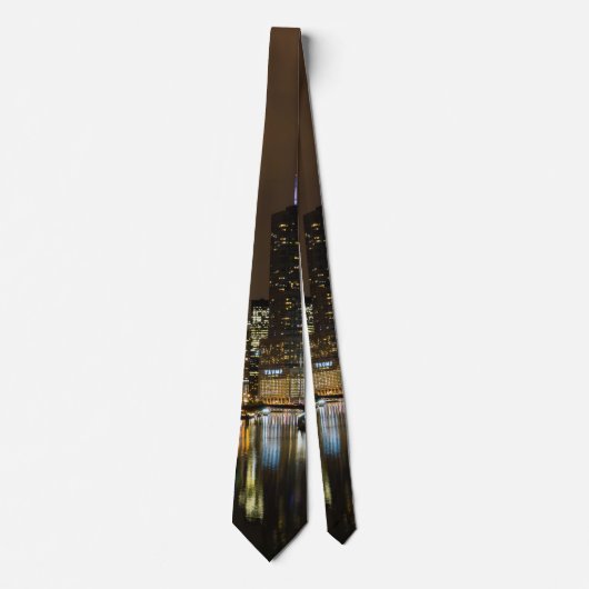 Storm Brewing Over Chicago Neck Tie Krawatte (Vorderseite)