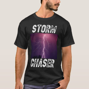 Storm Chaser Blitzwetterbild T-Shirt