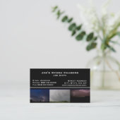 Storm Chaser Business Card Visitenkarte (Stehend Vorderseite)