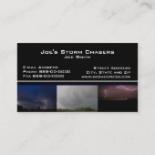 Storm Chaser Business Card Visitenkarte (Vorderseite)