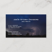 Storm Chaser Business Card Visitenkarte (Vorderseite)