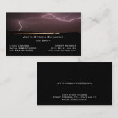 Storm Chaser Business Card Visitenkarte (Vorne/Hinten)
