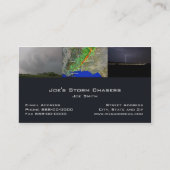 Storm Chaser Business Card Visitenkarte (Vorderseite)
