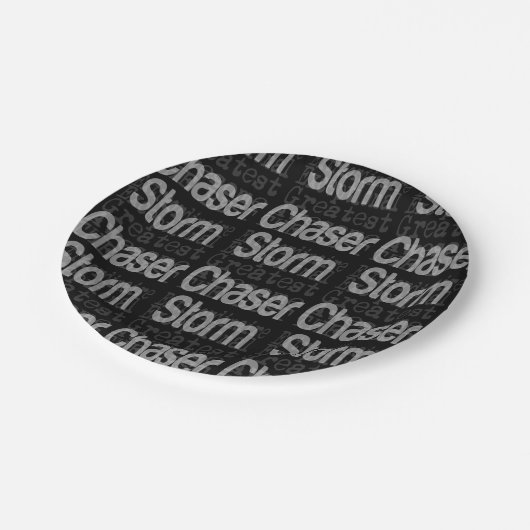 Storm Chaser Extraordinaire Pappteller (Schrägansicht)