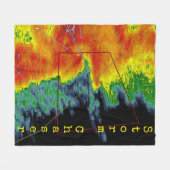 Storm Chaser Fleecedecke (Vorderseite (Horizontal))