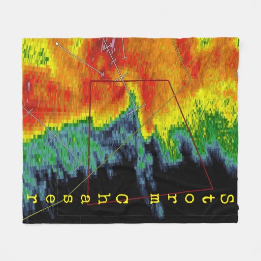Storm Chaser Fleecedecke (Vorderseite (Horizontal))