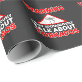 Storm Chaser Funny Storm Hunter Quote Wetter Geschenkpapier (Rolleneckpunkt)
