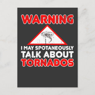 Storm Chaser Funny Storm Hunter Quote Wetter Postkarte