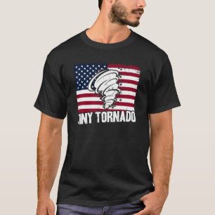 Storm Chaser Hurrikan Meteorologie Tiny Tornado US T-Shirt