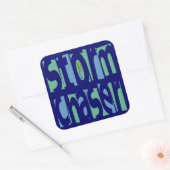 Storm Chaser Quadratischer Aufkleber (Umschlag)