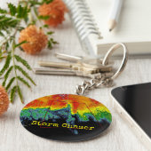 Storm Chaser Radar Image Schlüsselanhänger (Seite)