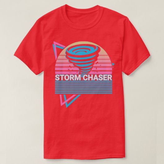 Storm Chaser Storm Chasing Storm Hunter Tornado Re T-Shirt (Design vorne)
