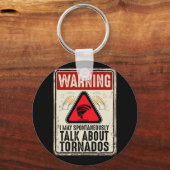 Storm Chaser Storm Hunter Zitat, ob Schlüsselanhänger (Vorderseite)