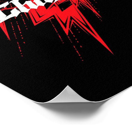 Storm Chaser Thunderstorm Meteorologe Weatherman Poster (Ecke)