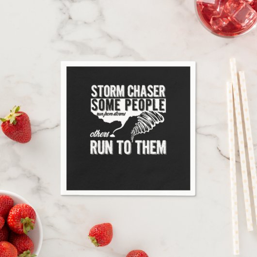 Storm Chaser Tornado Chasing Hurricane Wind Gift Serviette (Beispiel)