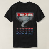 Storm Chaser Tornado Meteorologie 2 T-Shirt (Design vorne)