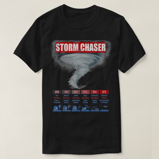Storm Chaser Tornado Meteorologie 2 T-Shirt (Design vorne)