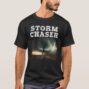 Storm Chaser Tornado Picture Meteorologe Weather T-Shirt
