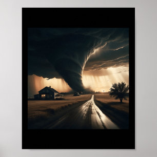 Storm Chaser Tornado Twister Weather Meteorologe Poster