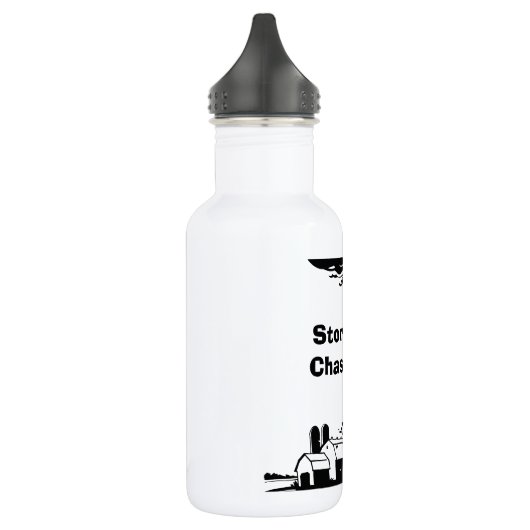 Storm Chaser Tornado Twister Wettermeteorologie Trinkflasche (Links)