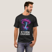 Storm Chasing Tornado Chaser Meteorologe Meteoro T-Shirt (Vorne ganz)