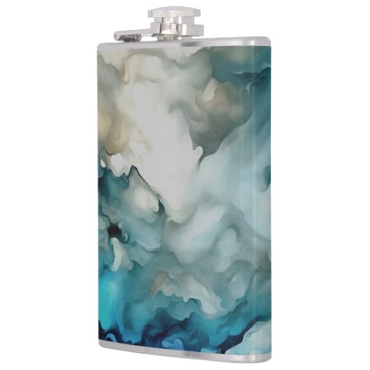 Storm Clouds and Ocean Currents Abstract Art Flachmann (Links)