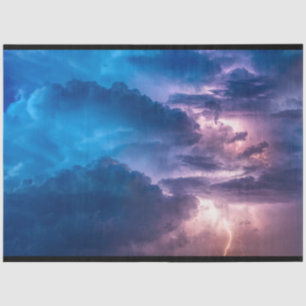 Storm Clouds Night Sky Decoupage Tissue Seidenpapier