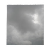 Storm Clouds Notepad Notizblock (Vorderseite)
