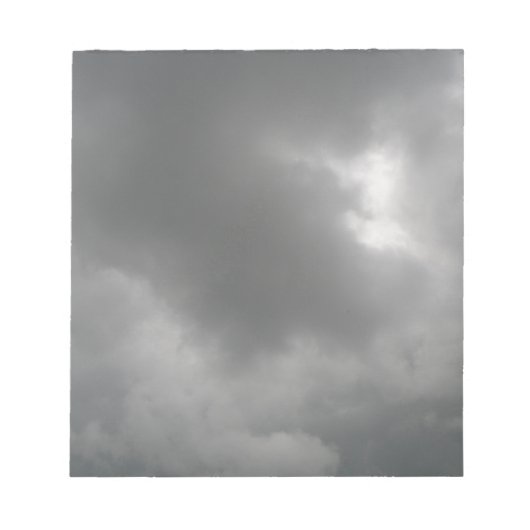 Storm Clouds Notepad Notizblock (Vorderseite)