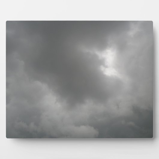 Storm Clouds Plaque Fotoplatte (Vorderseite)