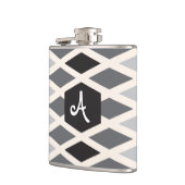 Storm Diamond Ombre Monogram Flachmann (Links)